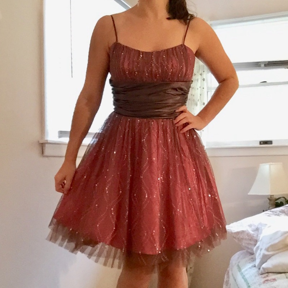 Dusty Pink, glitter, dress 💖